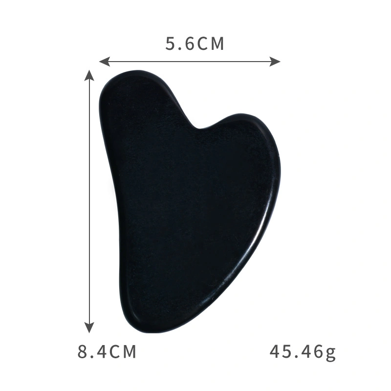 OEM Logo Cheap Black Jade Guasha Board Gua Sha Massager